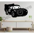 Car Wooden Wall Clock - Wooden Wall Clock - Acrylic Latest Wall Clock - Cars Clock Stylish New Home Decor Wall Clock - Clocks for Kids Room - Best Clock for Car Lovers. 