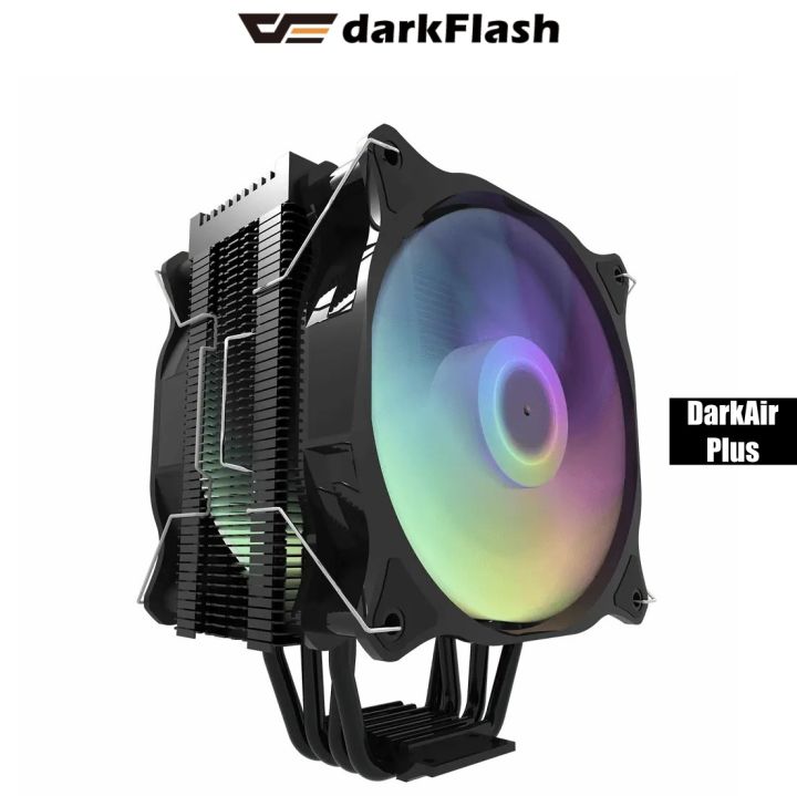 Aigo Darkflash Darkair Plus ARGB CPU Cooler with Dual cooling fans for AMD Intel