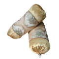 Gao Pillow cover pack of 2 golden round traditional side cushion ideal for floor sittings Ultimate Comfort for Blissful Rest king size without filing only cover - gol takiya. 