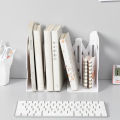 Retractable book stand creative students use bookshelf book clips to stretch the book backrest and retract the bookshelf ins. 