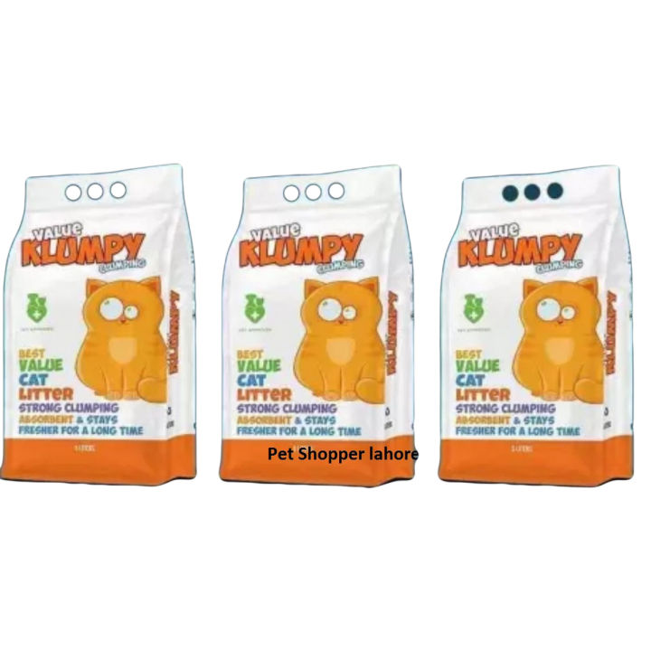 Klumpy Pack Of 3 KLUMPY VALUE CAT LITTER | Daraz.pk