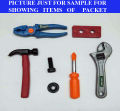Tool Set for Kids Plastic Made - 6 Pieces. 