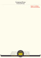 Paper Fancy Textured for Letter Head & Certificate Yellow / off-white / Yellow Base. 