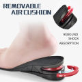Invisible Height Increase Insole Cushion Height Adjustable Shoe Heel Insoles Insert Taller Support Shock Absorptiont Foot Pad. 