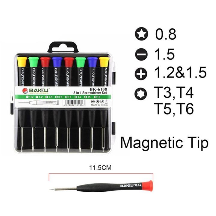 8 In 1 Screwdriver Set Small, OPENING Laptop Repair Opening Tool Kit - Multitool Hand Tools For Phone, Watch, Tablet, Pc and Laptop