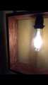 Wooden Hanging Lamp for Room - Square Shape Rustic Wood Ceiling Lights - Pendant Lamp - LED Lights. 