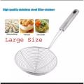 Mesh Stainless Steel Food Oil Pot Fry Strainer Deep Fryer. 