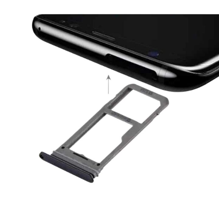 Samsung Galaxy S8 SIM Tray Sim Jacket Sim Slot Sim Door - Black