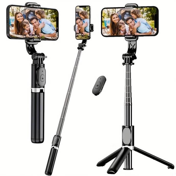 Selfie Stick Tripod with LED Light & Bluetooth Remote – Available in 70cm / 100cm / 170cm | Adjustable & Foldable for Smartphones – Ideal for TikTok, YouTube & Vlogging