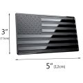 1 2Pcs 3D Metal American Flag Emblem Decal Side Maker Black US Flag Stickers For Car Truck Or SUV Rear Tail Trunk Badges Styling. 