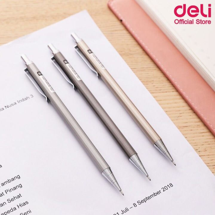 deli - All Metal Mechanical Pencil 0.5mm - E6490