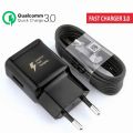 Samsung S8 Fast Charger With Data cable Micro Usb Type-C 3.0 For Android Phones High quality fast charger for Samsung S8 S8 Plus. 