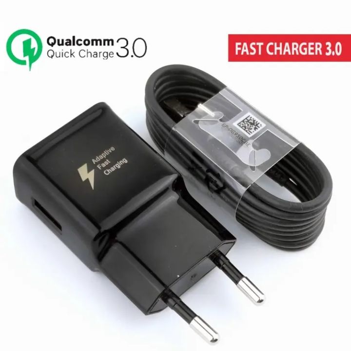 Samsung S8 Fast Charger With Data cable Micro Usb Type-C 3.0 For Android Phones High quality fast charger for Samsung S8 S8 Plus