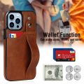 For iPhone 14 Pro Wrist Strap Holder Phone Case. 