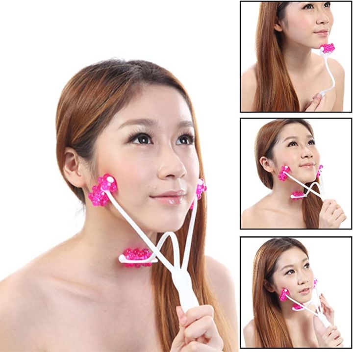 2in1 Face Up Roller Massage Slimming Remove Chin Neck Facial Beauty Tools