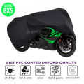Heavy Bike Anti Scratch Motorcycle Top Cover - Oxford PVC Coated Waterproof XXL. 