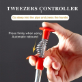 90 CM-200 CM - Stainless Steel Drain Wire, Drain Pipe Cleaning Spring Stick, Hair Catching Claw Wire, Basin Cleaner, Sink Sewer Clog Dredge Remover, Flexible Grabber Pickup Tool. 