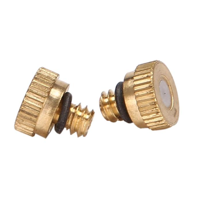 40Pcs Fog Mist Nozzle,Low Pressure Mist Cooling Nozzle 0.1Mm