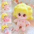 Plush Doll Adorable Anime Girl Plush Toy with Fluffy Yellow Hair Big Eyes Perfect Gift for Kids Girls 20cm Naked Cotton Doll Toy Stuffed Doll. 