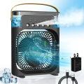 Portable Fan Air Conditioners USB Electric Fan LED Night Light Water Mist Fun 3 In 1 Air Humidifie For Home. 