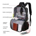 BAGCITY. Business Laptop & Travel Backpack, USB Port, Dual Compartment, Suitcase Layer, Large Capacity Water Resistant. 
