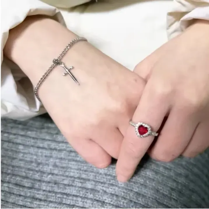 Adjustable%20Heart%20Ring%20Sword%20Bracelet%20%E2%80%93%20Stylish%20Charm%20Jewelry%20-%20Image%204