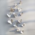 3D Golden Butterfly Wall Stickers Home Decoration (Pack of 12). 