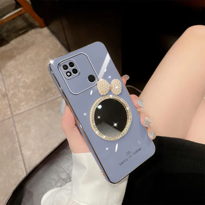 Maitus%20for%20Xiaomi%20Redmi%2010C%20Back%20Cover%20Luxury%206D%20Plating%20Square%20Bumper%20Shiny%20Bowknot%20Makeup%20Mirror%20Soft%20Silicone%20Girls%20Cases%20Full%20Protection%20Mobile%20Phone%20Case%20-%20Image%206