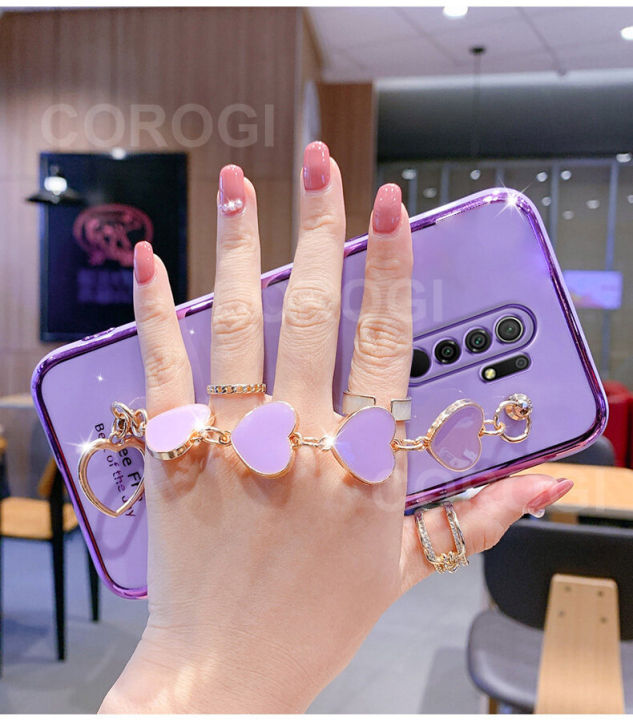 Maitus%20for%20Xiaomi%20Redmi%209%20Back%20Cover%20with%20Love%20Heart%20Bracelet%20Fashion%20Chain%20Plating%20Shiny%20Bling%20Cases%20Soft%20Silicone%20Mobile%20Phone%20Case%20for%20Girls%20Boy%20-%20Image%205