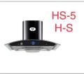 H.S Black Stainless Steel Kitchen Hood with LED Display - Chimney Size 27 Inch, 29.5 Inch and 35.5 Inch/. 