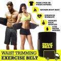 Men's and women's premium sweet sweat fitness belts that burn fat and slim the stomach. 