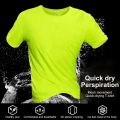 MUMUA Bu Microfiber Casual Sport Jersey Dri Fit Round Neck T-shirts Unisex Men and Women Quick Dry Light Weight. 