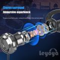 Leyoya X8 Gaming Earphones with Dual Mic Live Streaming Game Karaoke Online Class Gift Gaming Headset with Mic PUBG Noise Cancelling Bass Surround Gaming Headphone Gaming Earphone with Mic Hifi Xiaomi Huawei Stereo. 