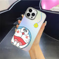 FINDWORLD for Vivo Y31 2021 Y51 2020 Y51A 2021 Y53S 4G Back Cover Lovely Doraemon Fashion IMD High Quality Laser Glitzy Phone Case Colorful Soft Edge Shockproof Hard Cover. 