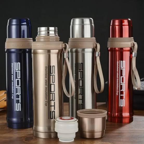 Sports Water Bottel -Cool Sports Vacuum Flask Stainless Steel Water Bottle For School Kids