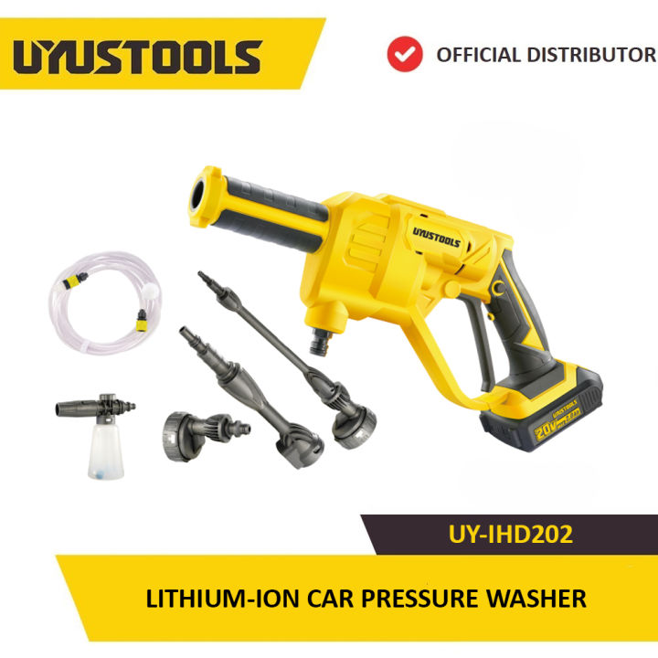 20V Car Pressure Washer With LithiumIon 2.0AH Battery, Charger and