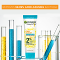 Garnier Fast Clear Facewash For Acne Prone Skin 100ml. 