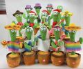 Dancing Cactus Toy for Baby Funny Cactus Talking Toy for Baby Kids Soft Plush Talk Back Toy, Can Sing, Record and Repeats What You Say Creative Kids Educational Toy Game for Kids. 