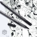 【Nice Day Toy Findings Store】pcs/set Waterproof Fineliner Sketch Art Marker Pen 0.05 0.1 0.2 0.3 0.4 Brush Tip Black Sketching Manga Drawing Pens. 