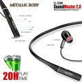 Wireless Bluetooth Neckband ubon - XD-N52 Built-in Mic, 2 Earbuds Included, 60H Play Time, 400Hdby Time, 50 Stand 500mAh Battery, 1.5 Hours Charging Time, Bluetooth v5.1 - Hot Deal!. 