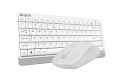 A4Tech FG1112S FSTYLER  Wireless Keyboard & Mouse Combo Set - Silent Clicks Mouse - Black/White. 