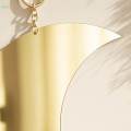 moon phase wall hanging mirror decor decorative. 