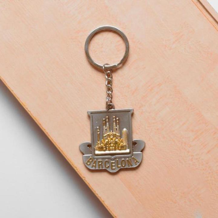 BARCELONA PREMIUM LOGO METAL KEY CHAIN FOR CAR BIKES MEN WOMEN NEW KEYCHAINS