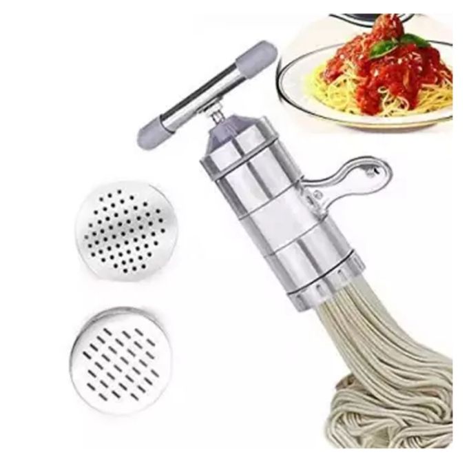 Stainless%20Steel%20Noodle%20And%20Pasta%20Maker%20Machine%20With%20Plastic%20Handle%20Nimko%20Kitchen%20Accessories%20Press%20Nimco%20Snack%20Maker%20Stainless%20Steel%20with%203%20blades%20-%20Image%206