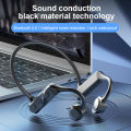 Bone Conduction Headphones Bluetooth Wireless Waterproof Comfortable Wear Open Ear Hook Light Weight Not In-ear Sports Earphones. 