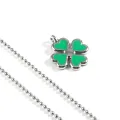 New Anime Tokyo Revenger Necklace Four Leaf Clover Pendant Necklace for Women Girl EVICH. 