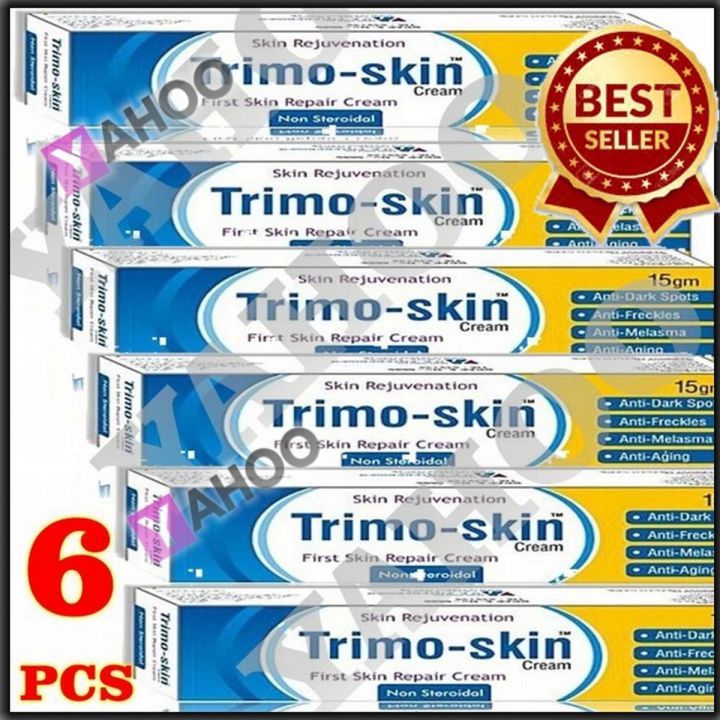 Pack of 6 Trimoskin Cream Dark Spot Corrector Spot and Scar Cream - First Skin Repair ACNE Dark Spots REMOVAL Skin Cream