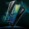 【Miga Plaza】 For Huawei Mate 20 Pro Magnetic Case 360 Front+Back double-sided 9H Tempered Glass Case For Huawei Mate 20 Pro Metal Bumper Case. 