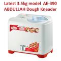 Abdullah Dough Kneader Latest High Top model AE390 3.5 kg Dough Kneader - Flour Roti Puri Dough Maker Machine - Atta Goondnay Aata Gondnay Mixer - New Beautiful Design. 