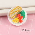 6pcs Mini Dim Sum Platter DIY Miniature Landscape Fairy Garden Decors Accessories Doll House Ornaments Cologo. 